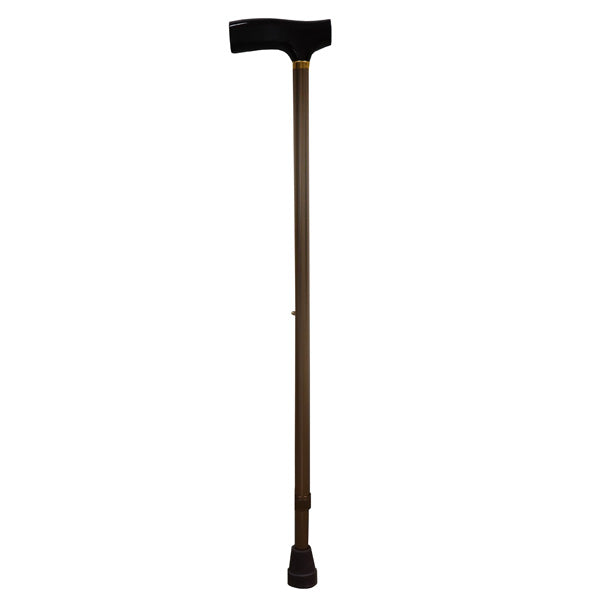 Adjustable Aluminium Walking Stick (Fumigated Wooden T-Handle)